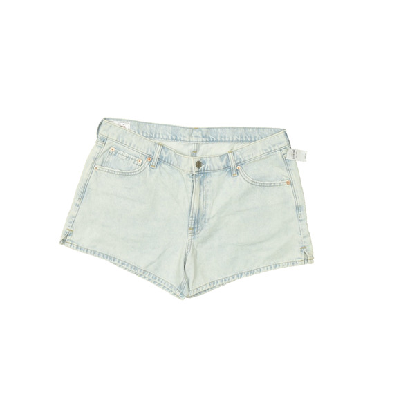GAP Low Rise Stride Short Light Wash Blue Women's Size 32 NWT Denim Shorts - Picture 1 of 8
